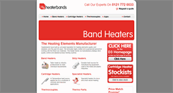 Desktop Screenshot of heaterbands.ltd.uk